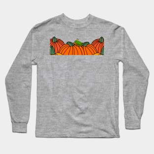 Frog Prince with Pumpkins Long Sleeve T-Shirt